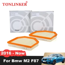 

TONLINKER Air Filter 13727843283 13727843284 For Bmw M2 F87 F22 3.0L S55B30 Model 2018 2019 2020 2021 2022-Now Car Accessories