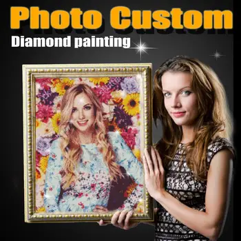

5D Diamond Painting Photo Custom Surprise Gift Full Drill Mosaic Pictures Diamond Embroidery Art DIY Crafts Home Decoration