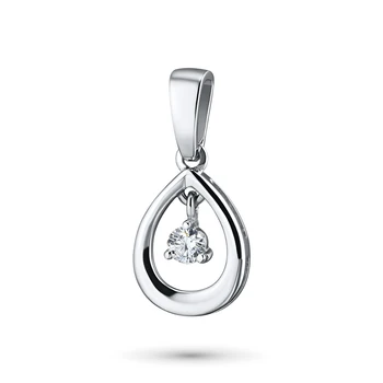 

Pendant made of white gold with diamond e0901pd08173400
