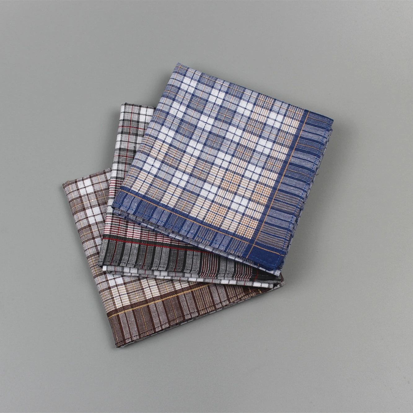 43cm estilo britânico lenço masculino algodão xadrez lenços bolso quadrado  senhores bolsos macios hankerchief meninos|Lenços e gravatas masculinas| -  AliExpress