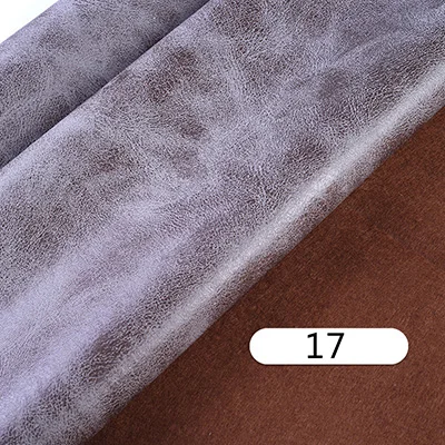 Meetee 100X145 см толщиной 1,1 мм искусственная Синтетическая кожа ткань для сумки дивана декоративная ткань для шитья DIY кожевенное Ремесло АКСЕССУАРЫ - Цвет: 17