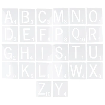 

1 Set Alphabet Spelling Toy Spelling Game Toy Letter Painting Template English Learn Kit for Boys Girls Students Kids