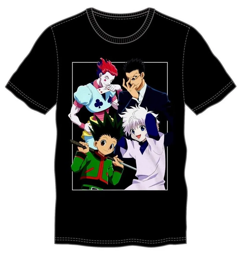 Legit Hunter X Аниме Gon Killua Leorio Hisoka аутентичная футболка Ts5Kyh Забавный дизайн | Мужская