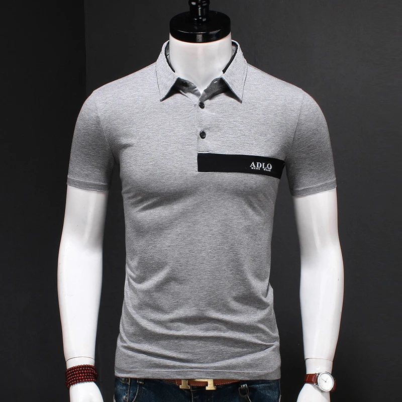 men's mercerized cotton polo shirts