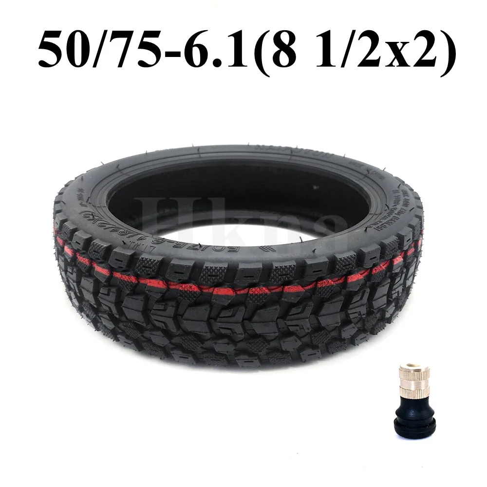 8.5 Inch Rubber Tubeless Tire 8 1/2x2 Off-Road Tyres For M365 Electric Scooter 