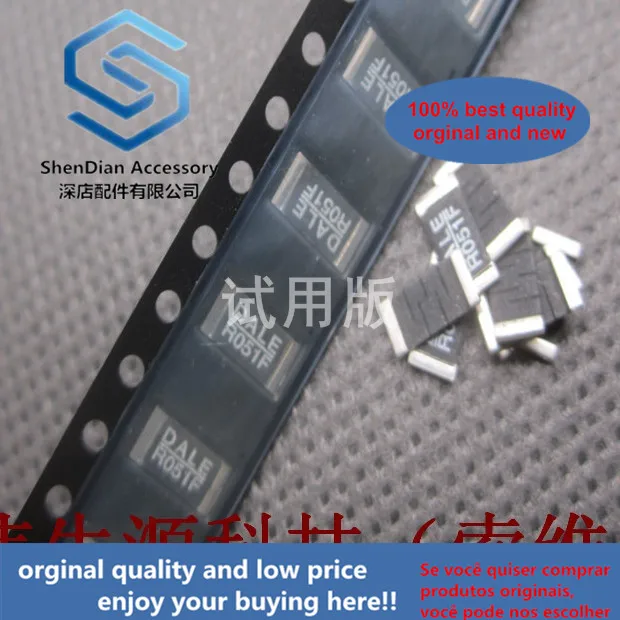 20 piezas sólo original nuevo SMD de aleación de resistencia 2512 R051 0.051R 1% 1W WSL2512R0510FEA