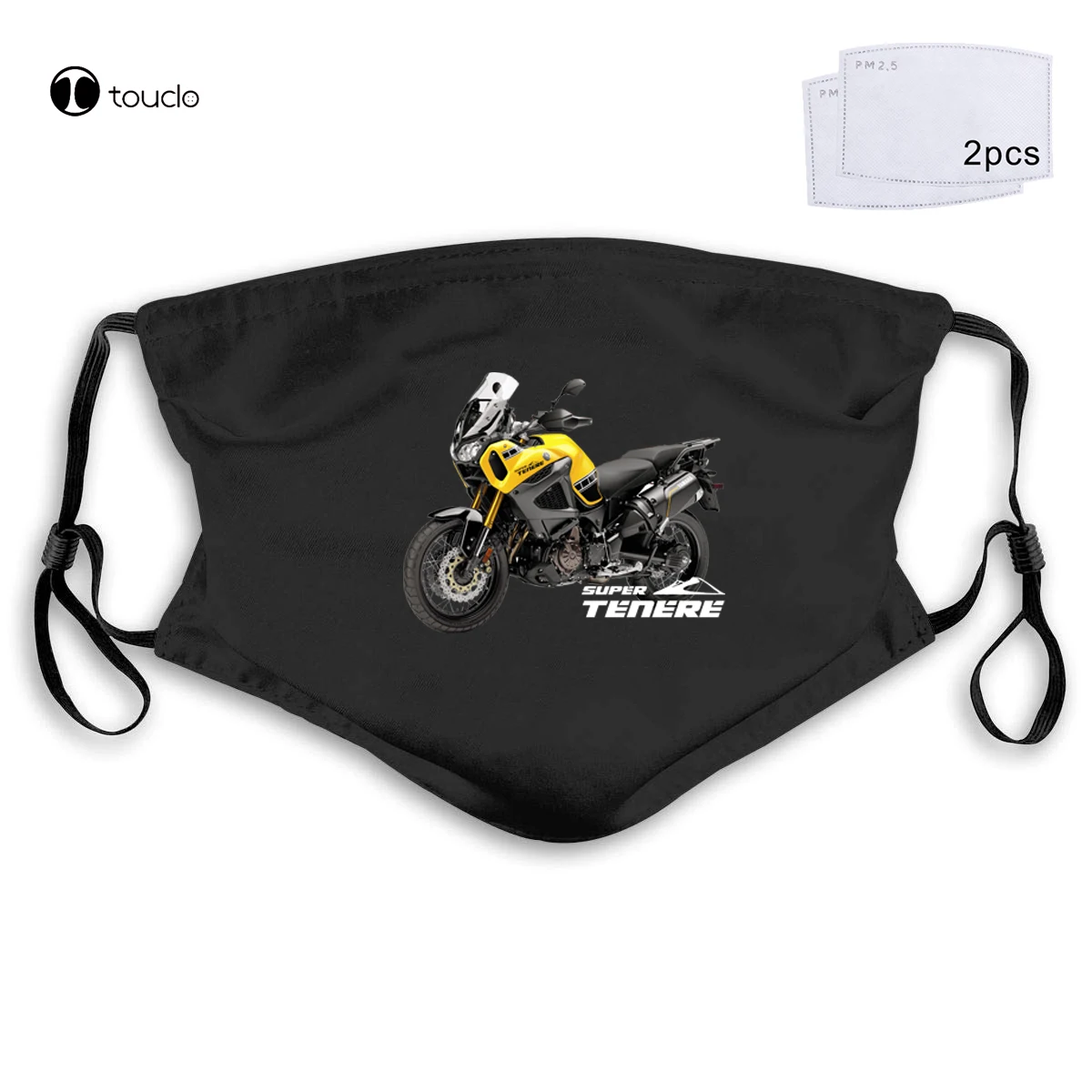 Japanese Motorcycle XT1200Z Super Tenere ADVENTURE MOTORCYCLE Face Mask Filter Pocket Cloth Reusable Washable
