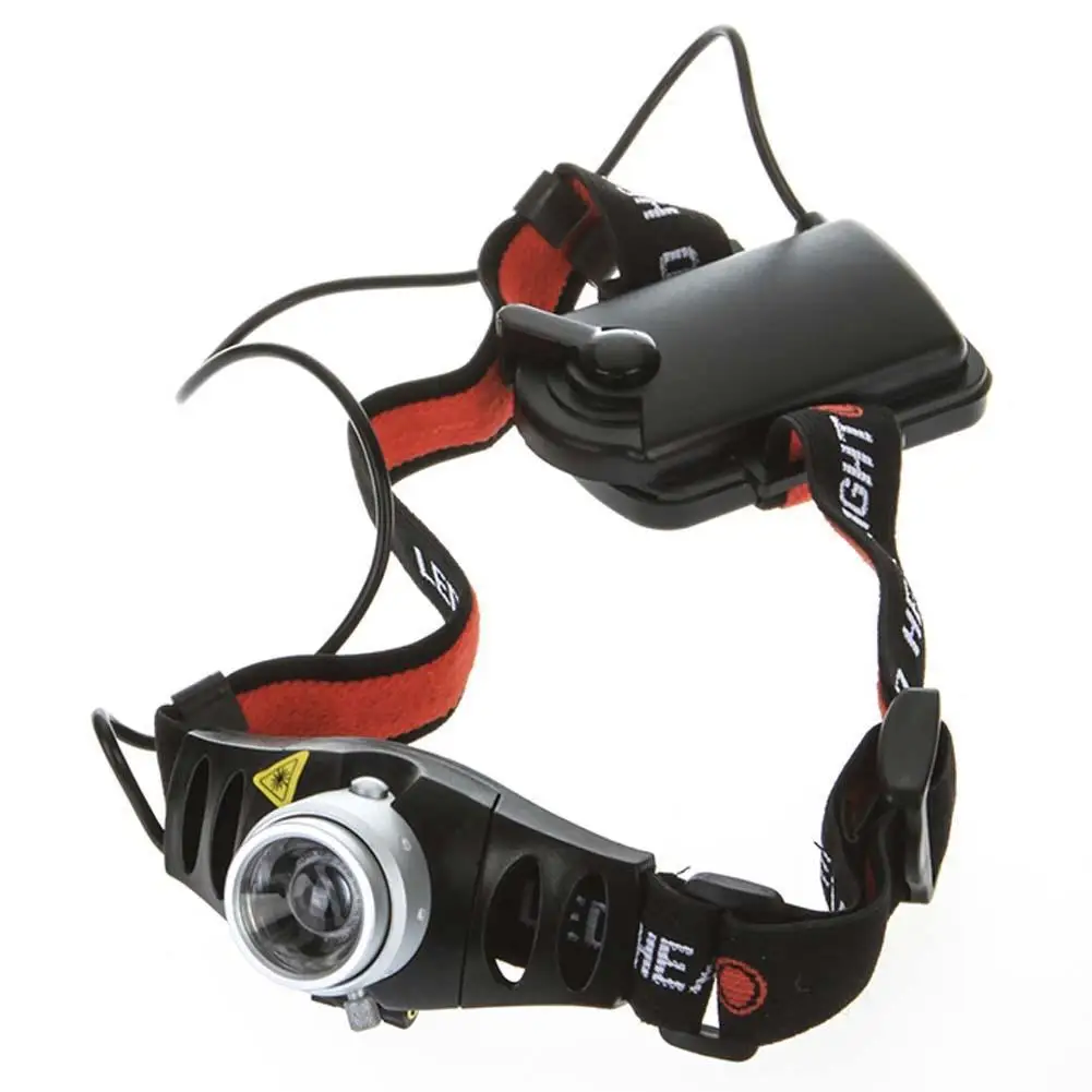 8000 LM Q5 LED Ultra Bright Zoomable Flashlight Headlamp Headlight AAA Q5 LED