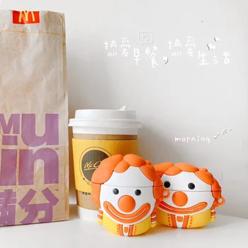 

Earphone Case For Airpods Pro Case Silicone Soft McDonald Uncle Anime Soft Headphone Case for Apple Air Pods Earpods Cover YGK