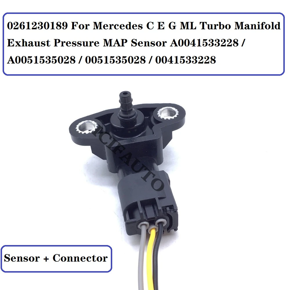Colector de escape Turbo para Mercedes, y conector de presión MAP, A0041533228, A0051535028, 0261230189, 0051535028, 0041533228|sensor vw| sensor pir - AliExpress
