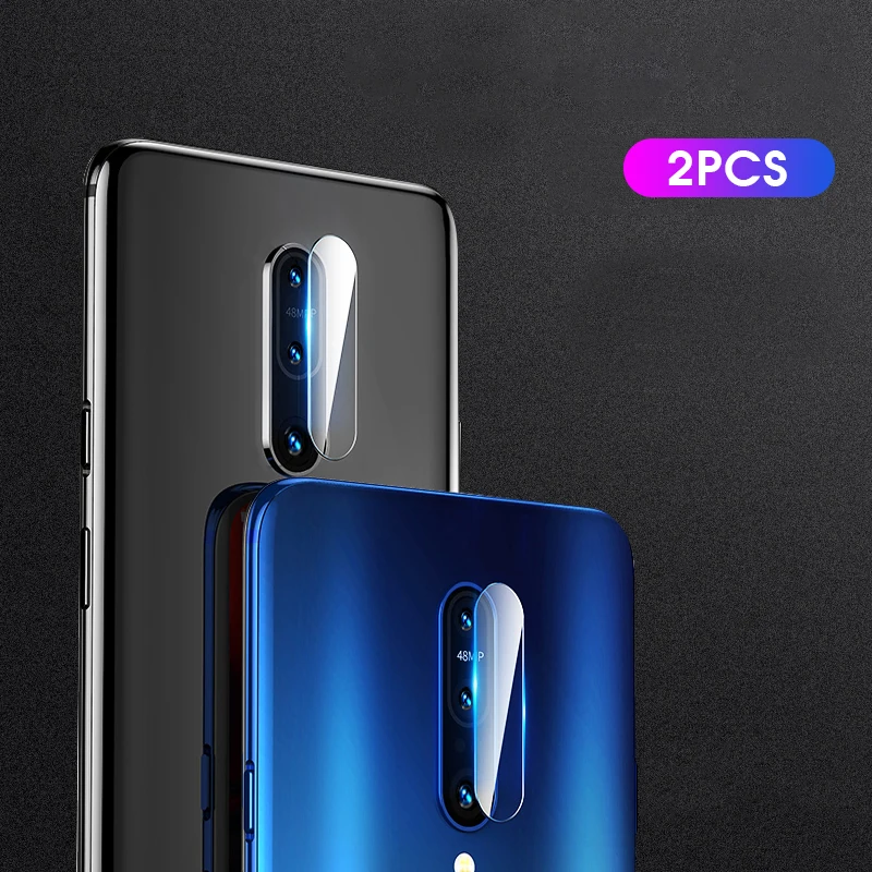 2 шт. защитная пленка для камеры OnePlus 7 7T Pro Защитное стекло 6 6T 5 5T защита экрана на 1 +