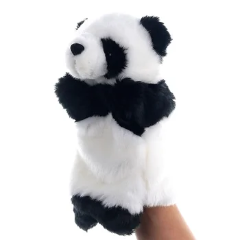 

Hand Puppet plush Doll Cute Giant Panda Baby Early Educational Plush Puppet Christmas Dolls Puppet Toys