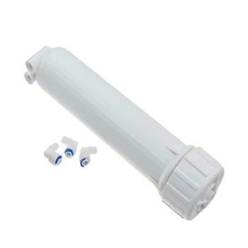 

50/75GPD RO Membrane Shell Reverse Osmosis Housing Standard Size Cartridge Water Filter Connector with 3 Pcs Elbow