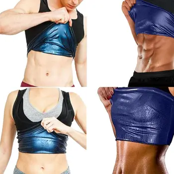 Men Women Body Shaper Sauna Waist Trainer Sleeveless Vest Sweat Body Shaper Slimming Suit Shapewear Slimming Vest Hot 1