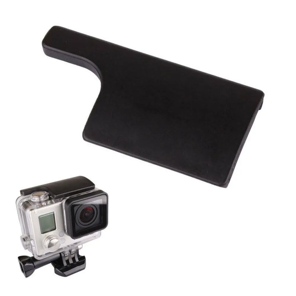Пластиковый замок-пряжка для Gopro Hero 3+ 4 black silver Cam Водонепроницаемый защитный чехол крепление для Go Pro аксессуар