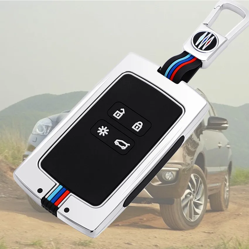 Car Key Case For Renault Koleos Kadjar Scenic Megane Sandero Espace Clio Captur Kangoo Laguna Talisman Twingo Zinc alloy Cover | Автомобили