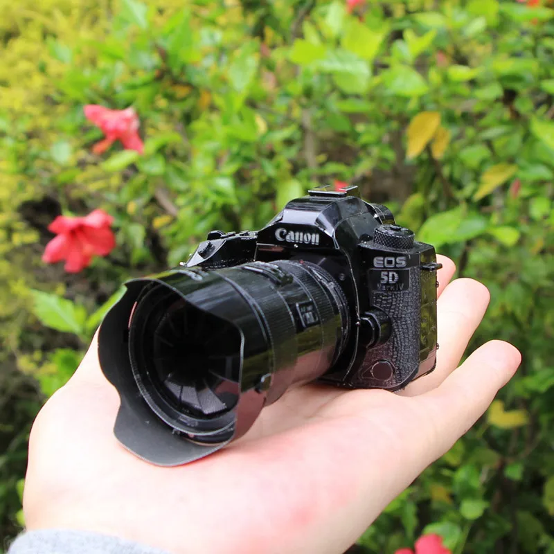 Металлическая 3D головоломка сделай сам модель камеры Canon режущая лучший подарок