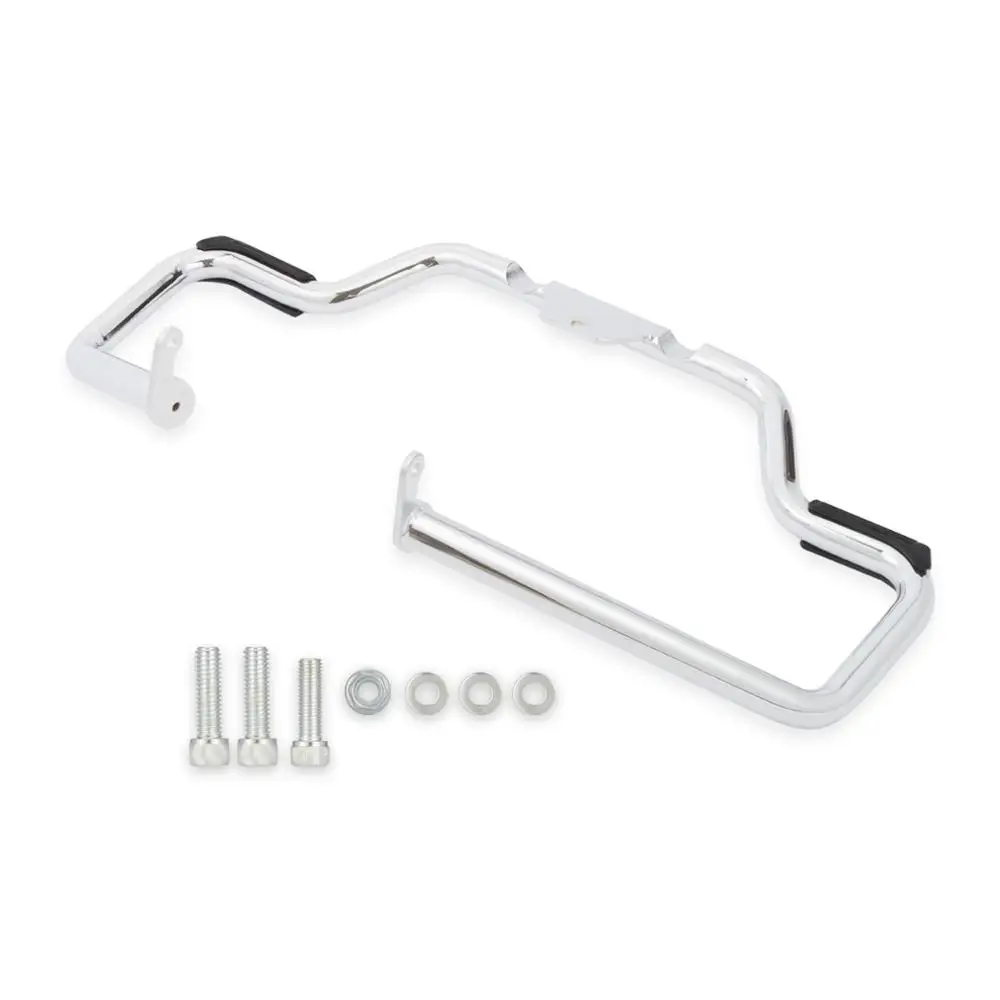 Chrome Mustache Engine Guard Frame Highway Crash Bar For Harley Softail Heritage Fat Boy FXBR FXFB FLHC FXLR FLFB-UP