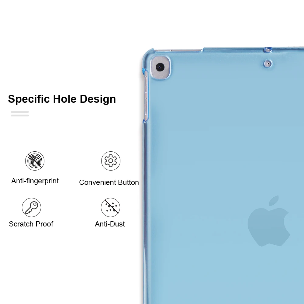Multi-fold Hard Case for iPad Air 5 Premium Cover for iPad 10 Smart Cover Pro 11 Protective Slimshell mini 6
