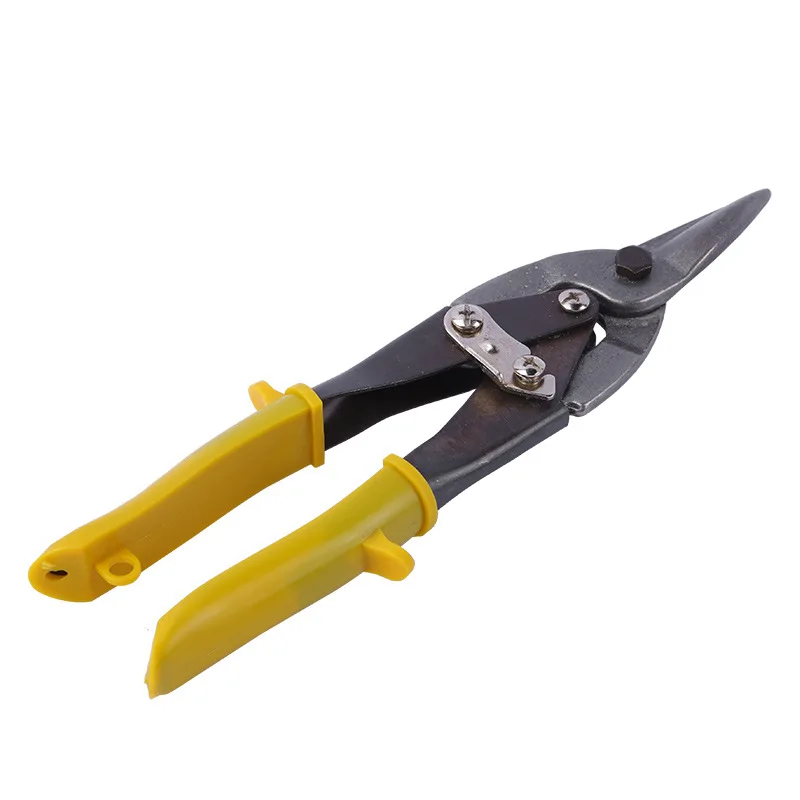 

Industrial Aviation Shear Stained Plastic Handle Industrial Scissors Electrical Wire Trough Shear Multifunctional Iron Shears