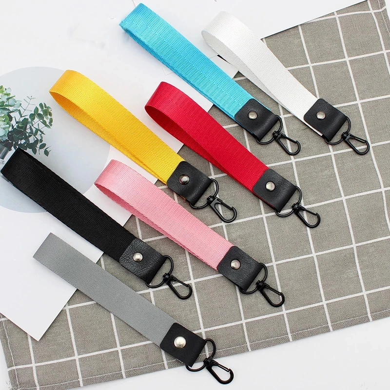 8 видов цветов полиэфирный шнурок для ключей ID-карты USB-флешка модный короткий