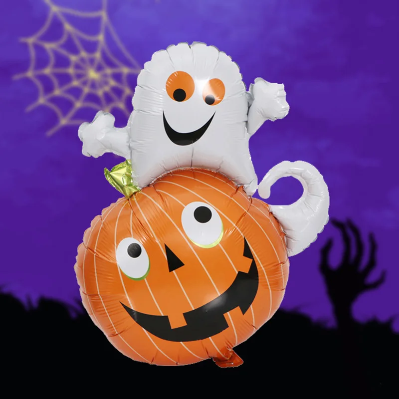 

80x60cm pumpkin ballons ghost balloons Halloween decoration party/bar/market decoration ballons