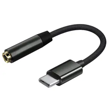 

USB C Headphone Adapter Type C to 3.5mm jack Cable AUX Adapter Type-C 3.5 Audio Converter Cable for Huawei Mate10 P20 Xiaomi 6