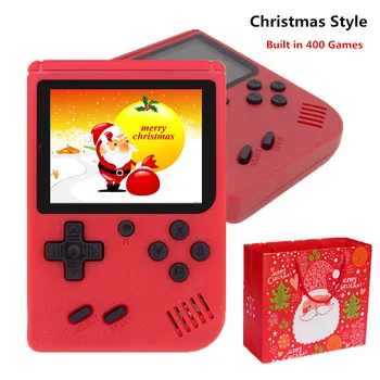 

Christmas style 3.0 inch Mini Handheld Game Player Built-in 400 games Video Game console Portable Pocket Game Console