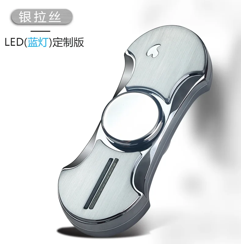 usb зажигалки для подзарядки, гироскоп, светящаяся металлическая Спиннер, Спиннеры от стресса, аксессуары для сигарет, подарок для мужчин