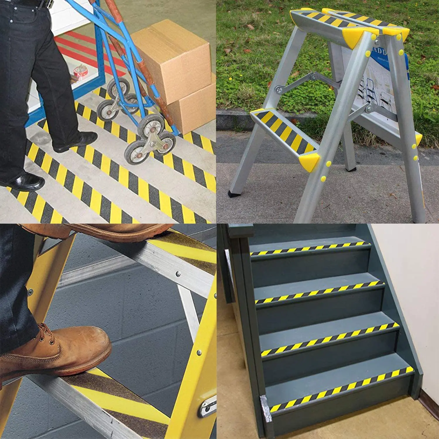 Anti Slip Traction Tape Self-Adhesive Anti Slip Strip Stair Anti-Slip Strip Outdoor Step Pvc Waterproof Anti-Slip Sticker