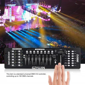 

192 Channels DMX 512 Controller for Professional Lighting Control 8 Programmable Scenes with 240 Scenes for Stage light