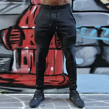 

Stylish Men's Soild Casual Pants Sports Fashion Long Trousers Breathable And Quick-Drying Tracksuit Slim Fitness Jogger Gym