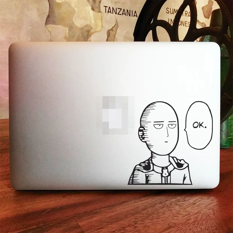 Аниме наклейка One Punch Man для ноутбука Macbook Pro Air Retina 11 12 13 14 15 дюймов виниловая книга HP