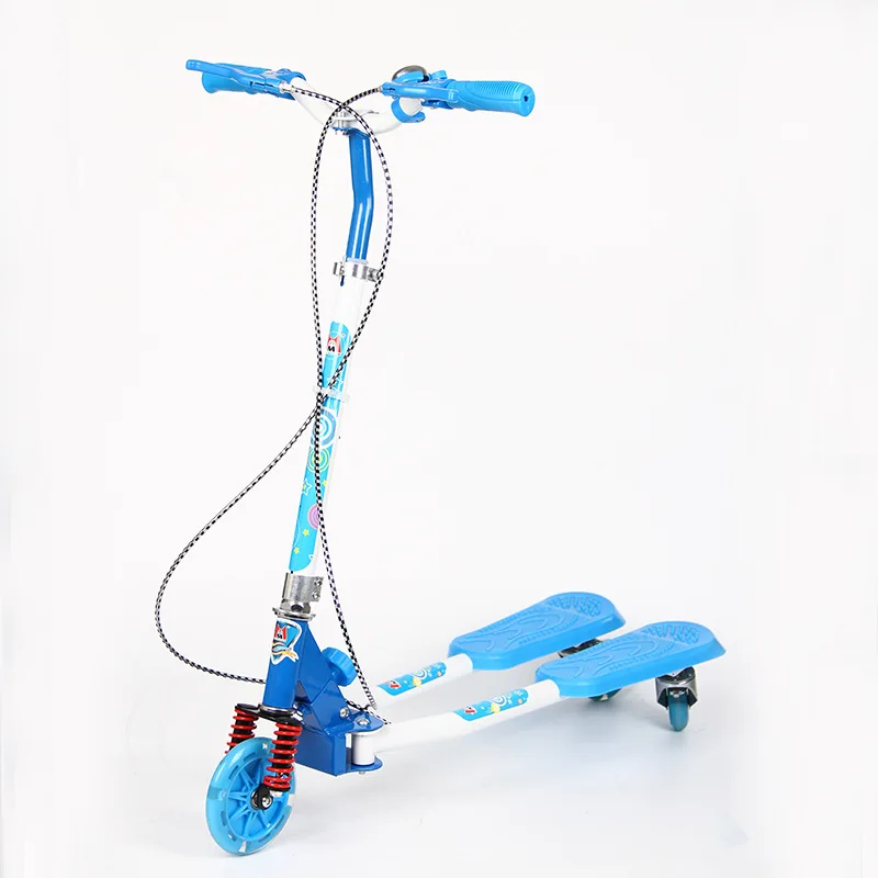 

Manufacturers Supply Three-Wheeled Frog Children Scooter Double Brake Shock Absorption Flash Foldable Frog Scooter Customizable