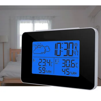 

Weather forecast Alarm Clock Humidity Temperature display Sensor Wireless