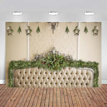 

Headboard Bed Photography Background Baby Newborns Family Birthday Photo Booth Christmas Backdrop for Photographic Studio Props