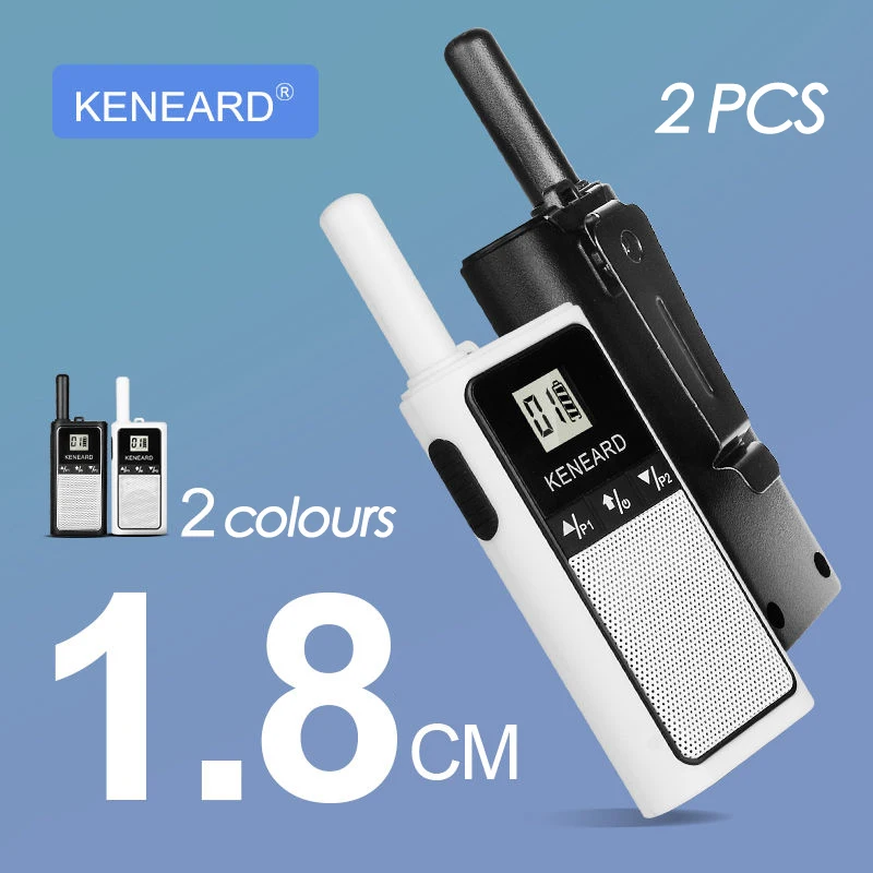 KENEARD Mini walkie talkie 2 шт. walky talky профессиональное местное переносное радио коммуникатор ham трансивер cb радиосканер