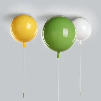 

Nordic modern balloon ceiling lamp bedroom children's room leisure area simple personality color ceiling chandelier