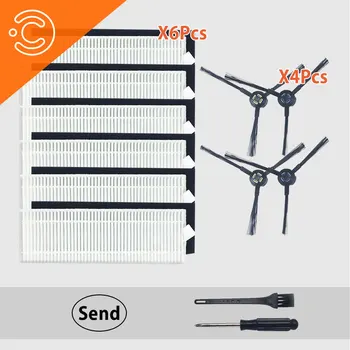

Robot Vacuum Cleaner For Chuwi Ilife A7 A9S Hepa Filter Dust Filters Great Deal Hepa Filter Side Brush Replacement Parts