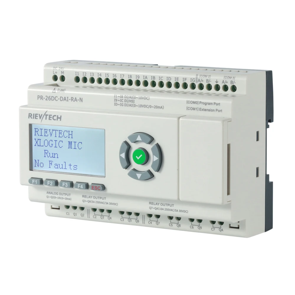 MQTT Ethernet PLC, промышленность 4,0 для управления IIoT Программируемый релейный PR-26DC-DAI-RA-N