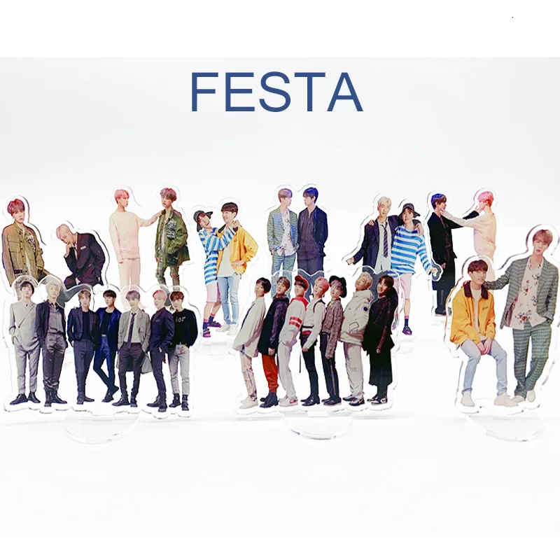 Модная KPOP Bangtan boys групповая подставка для картин на столе фото FESTA концертный акриловый стоячий Kpop bangtan boys