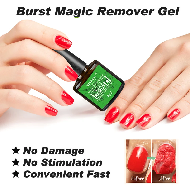 УФ светодиодный Гель-лак для ногтей Burst Magic Remover Жидкость для удаления липкого слоя гель для ногтей обезжириватель Очиститель гель Lak Remover TSLM1