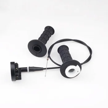 

7/8inch Throttle cable Grip Assembly Black Motorcycle Replacement Useful