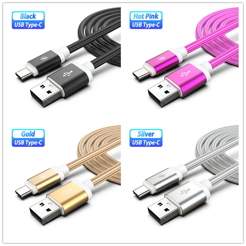 Кабель USB Type-C для Samsung Galaxy A50 A80 S10 Note 10 Plus Xiaomi Mi A3 9 Pro CC9 3 м 2 | Мобильные телефоны и