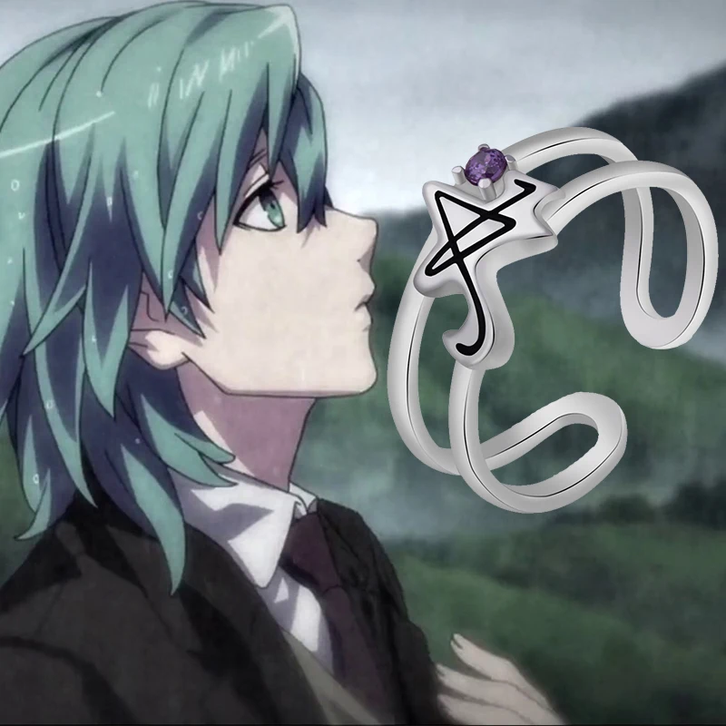 

Uta No Prince Sama Maji Love 1000% Ai Mikaze 925 Sterling Silver Adjustable Ring Costume Props Jewelry Birthday Xmas Gift