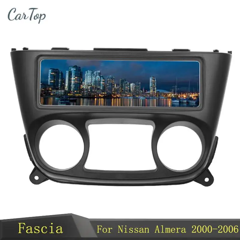 1 Din Fascia For 2000-2006 NISSAN Almera N16 Radio DVD Stereo Panel Dash Install Trim Kit Face Surround Frame