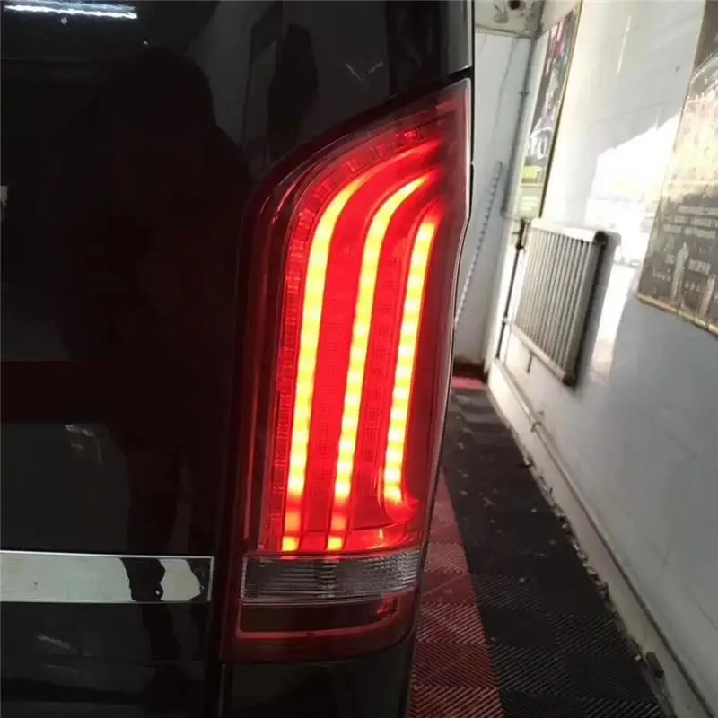 Внешний боковой указатель поворота аксессуар Luces Led Para Автомобильные фары Задние Автомобильные фары в сборе 17 18 для Mercedes Benz Vito