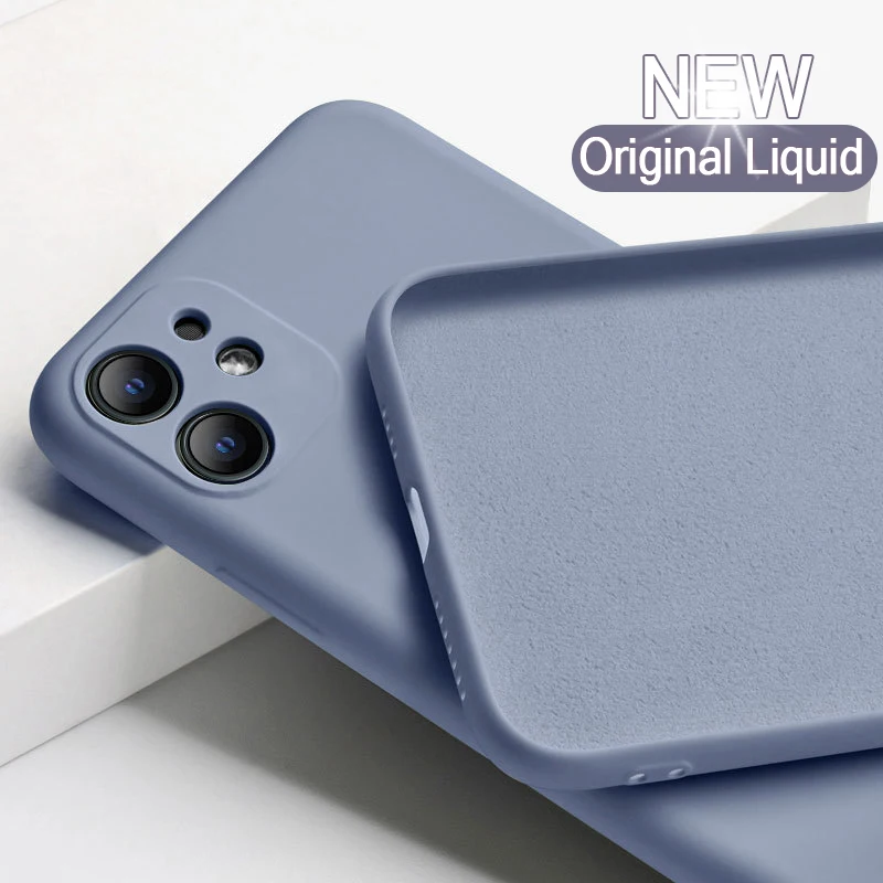 

9 Colors Original Liquid Silicone Soft Case For Apple iPhone 11 Pro Max 7 8 6 6s Plus X XS Max XR Back Cover protective Case
