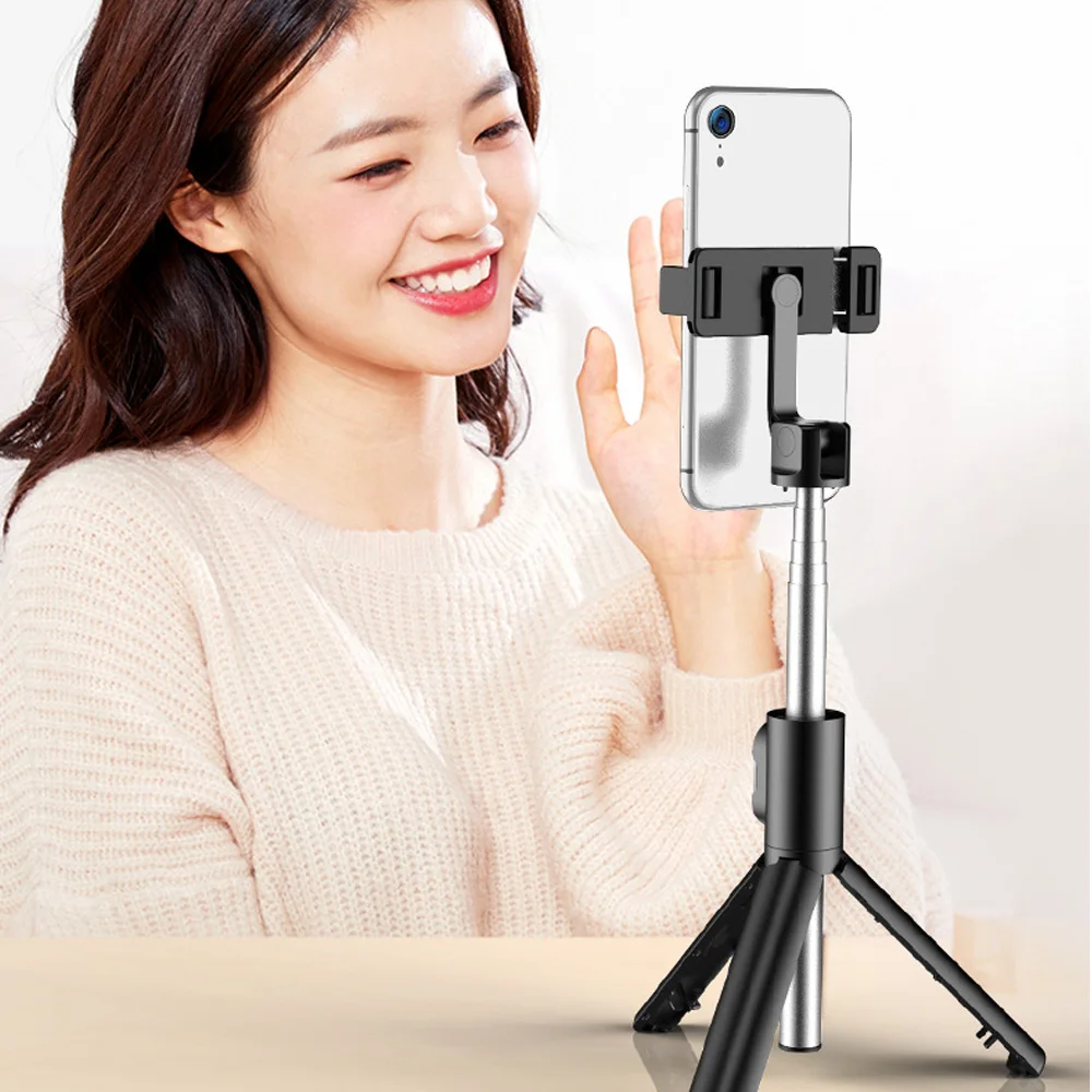 Bluetooth Selfie Stick Stabilizer for Telphone Holder for Your Mobile Phone cell stabilizer handheld gimbal selfy stick tripod (8)