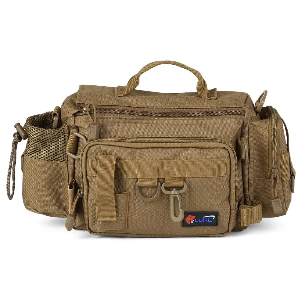  Multifunctional Fishing Bag Camouflage Fishing Tackle Bag Carp Fish Rod Waist Bag Bait Box Pouch Po - 4000040223628